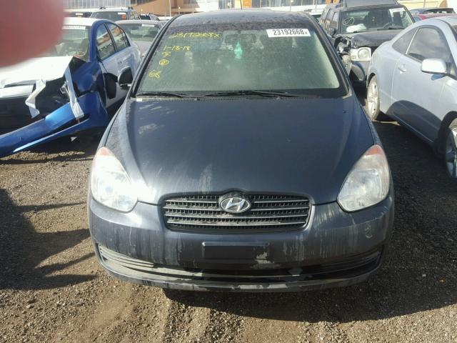 KMHCN4AC6AU461241 - 2010 HYUNDAI ACCENT GLS GRAY photo 9