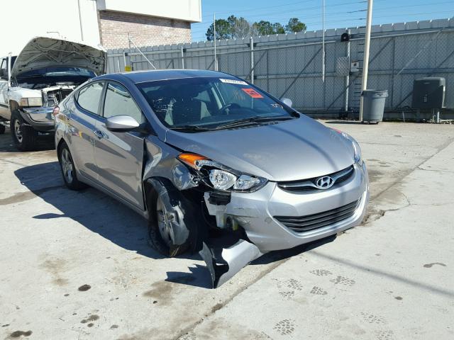 KMHDH4AE4DU906447 - 2013 HYUNDAI ELANTRA GL SILVER photo 1