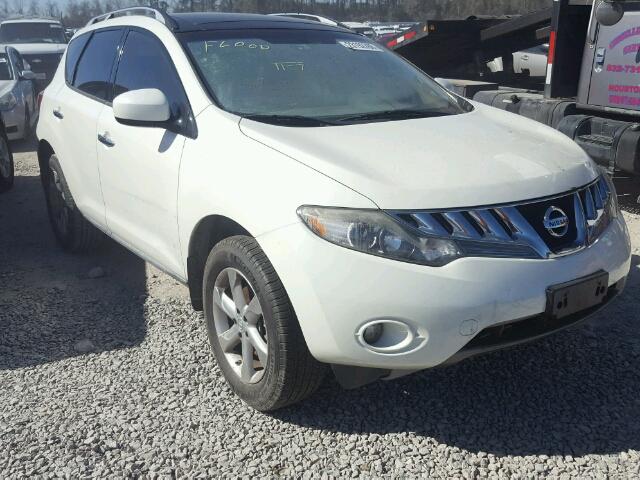 JN8AZ18U39W100700 - 2009 NISSAN MURANO S WHITE photo 1