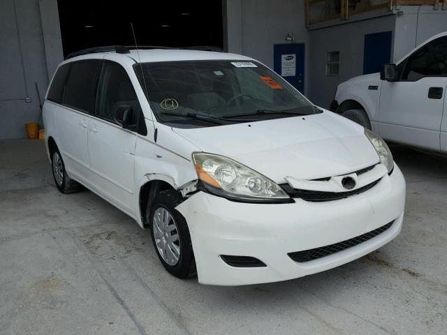 5TDZK23C68S100051 - 2008 TOYOTA SIENNA LE WHITE photo 1