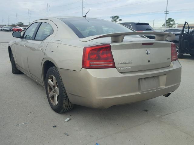 2B3KA33GX8H232212 - 2008 DODGE CHARGER SX TAN photo 3