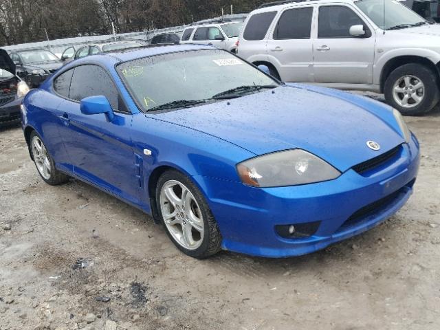 KMHHN65F46U200607 - 2006 HYUNDAI TIBURON GT BLUE photo 1