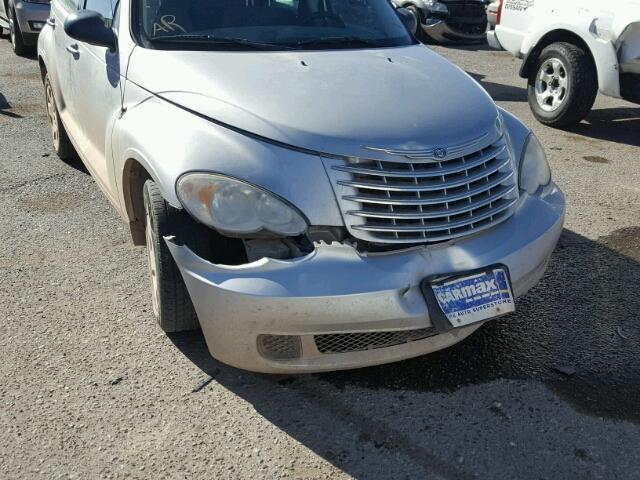 3A4FY48B67T606460 - 2007 CHRYSLER PT CRUISER SILVER photo 9