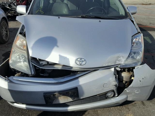 JTDKB20U787702238 - 2008 TOYOTA PRIUS SILVER photo 7