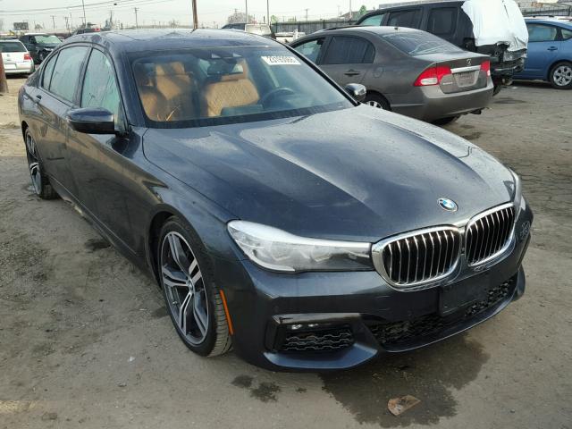 WBA7E2C57GG738881 - 2016 BMW 740 I CHARCOAL photo 1