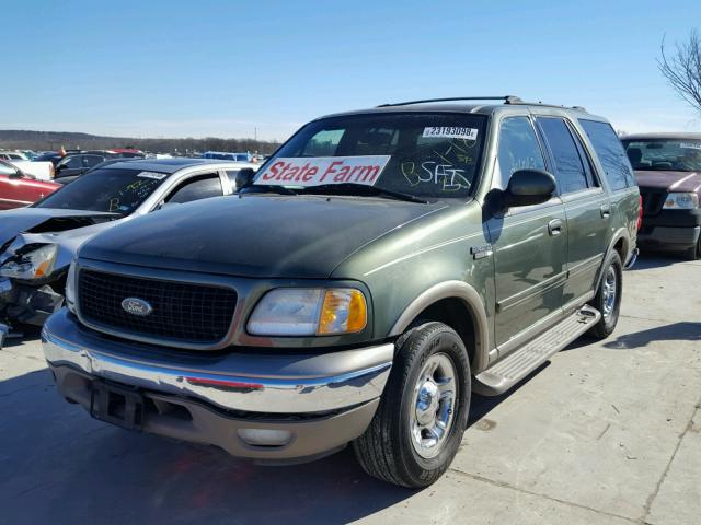 1FMRU17LX1LB26041 - 2001 FORD EXPEDITION GREEN photo 2