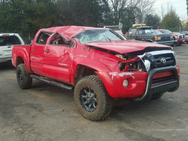 3TMJU62N88M061013 - 2008 TOYOTA TACOMA DOU RED photo 1