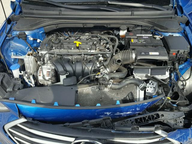 5NPD74LF4HH199914 - 2017 HYUNDAI ELANTRA SE BLUE photo 7