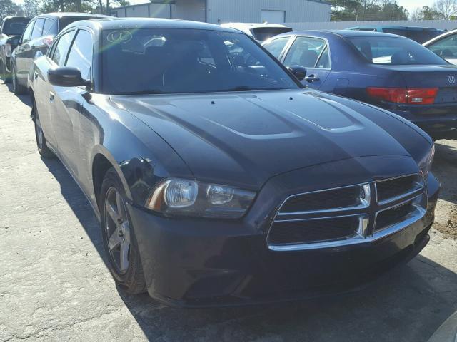 2C3CDXBGXDH624804 - 2013 DODGE CHARGER SE BLACK photo 1