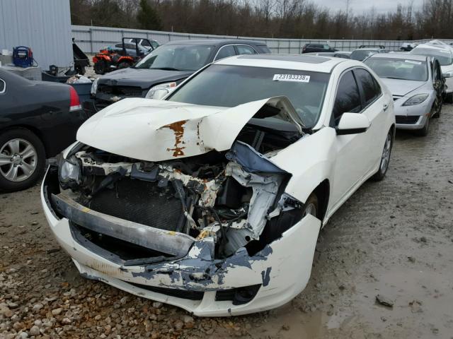 JH4CU2F61AC000029 - 2010 ACURA TSX WHITE photo 2