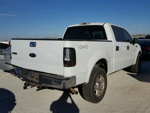 1FTPW14V46KC39055 - 2006 FORD F150 SUPER WHITE photo 4