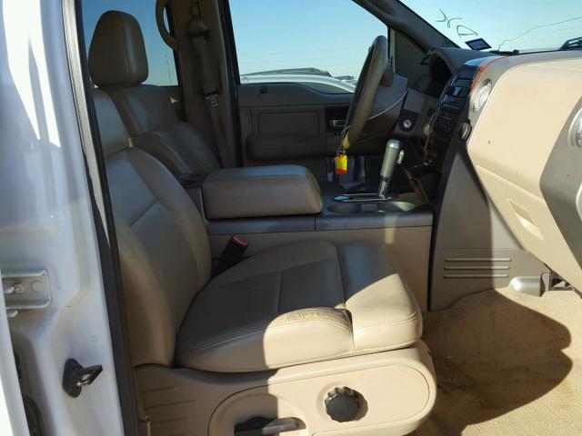 1FTPW14V46KC39055 - 2006 FORD F150 SUPER WHITE photo 5