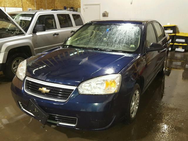 1G1ZS57F57F279633 - 2007 CHEVROLET MALIBU LS BLUE photo 2