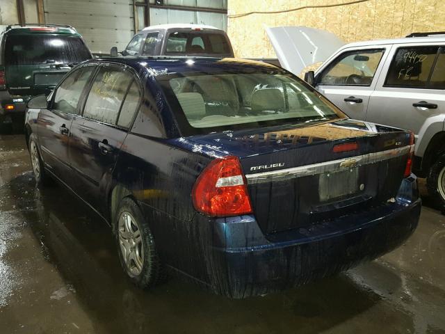 1G1ZS57F57F279633 - 2007 CHEVROLET MALIBU LS BLUE photo 3