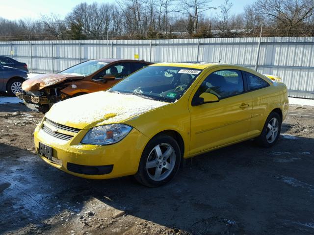 1G1AL18F587180064 - 2008 CHEVROLET COBALT LT YELLOW photo 2