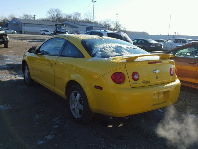 1G1AL18F587180064 - 2008 CHEVROLET COBALT LT YELLOW photo 3