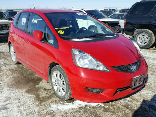 JHMGE8H54BC015177 - 2011 HONDA FIT SPORT RED photo 1