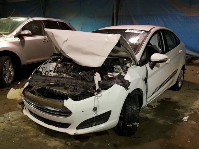 3FADP4BJ9EM211461 - 2014 FORD FIESTA SE WHITE photo 2