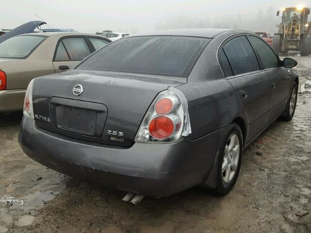 1N4AL11D55C326715 - 2005 NISSAN ALTIMA S GRAY photo 4