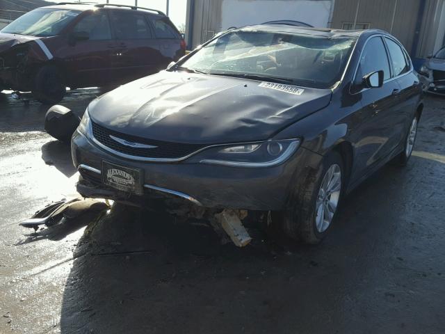 1C3CCCAG4FN757839 - 2015 CHRYSLER 200 LIMITE CHARCOAL photo 2