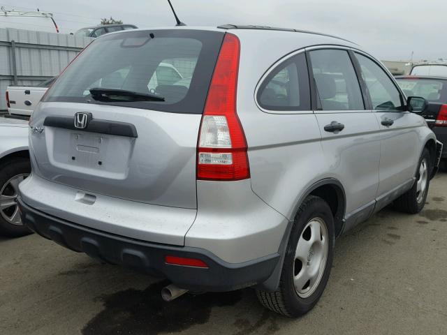 5J6RE48359L068847 - 2009 HONDA CR-V LX SILVER photo 4