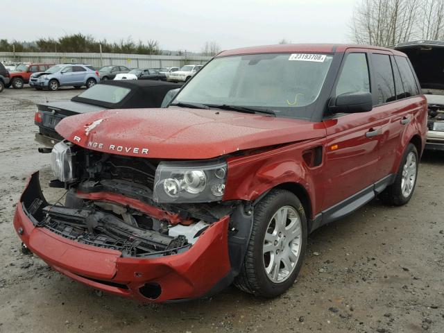 SALSF25436A955840 - 2006 LAND ROVER RANGE ROVE RED photo 2