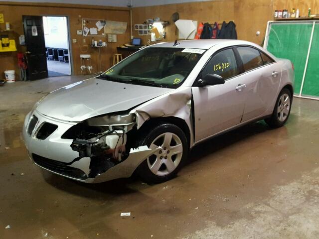 1G2ZG57B994152005 - 2009 PONTIAC G6 SILVER photo 2