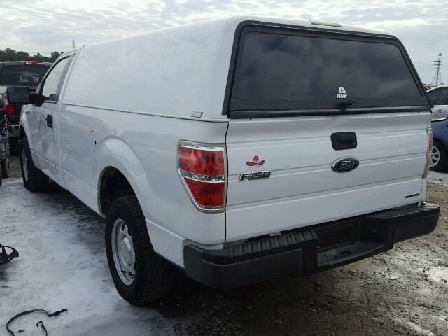 1FTMF1CM8EKD30517 - 2014 FORD F150 WHITE photo 3