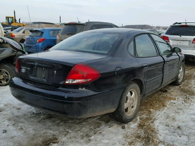 1FAFP53U16A123994 - 2006 FORD TAURUS SE BLACK photo 4