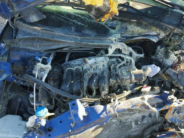 3HGGK5H89FM710554 - 2015 HONDA FIT EX BLUE photo 7