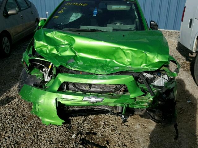 1G1JC6SH6E4220835 - 2014 CHEVROLET SONIC LT GREEN photo 7