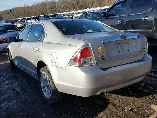 3FAHP08168R187824 - 2008 FORD FUSION SEL SILVER photo 3