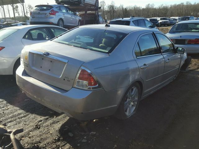 3FAHP08168R187824 - 2008 FORD FUSION SEL SILVER photo 4