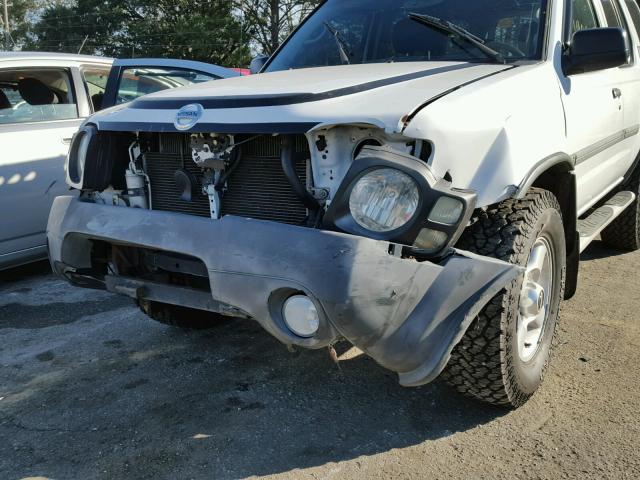 5N1ED28T12C536585 - 2002 NISSAN XTERRA XE WHITE photo 9