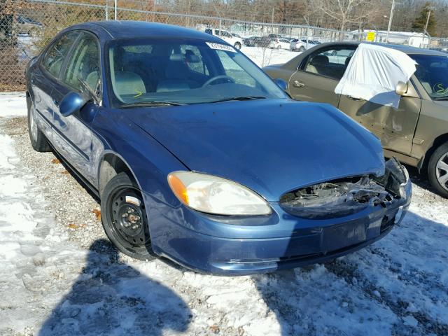 1FAFP53U12A149246 - 2002 FORD TAURUS SE BLUE photo 1