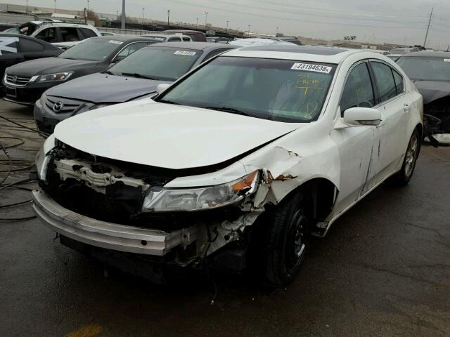 19UUA86299A023565 - 2009 ACURA TL WHITE photo 2