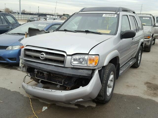 JN8DR09Y64W917130 - 2004 NISSAN PATHFINDER SILVER photo 2