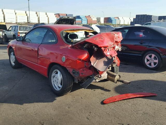 3FAFP11372R102179 - 2002 FORD ESCORT ZX2 RED photo 3