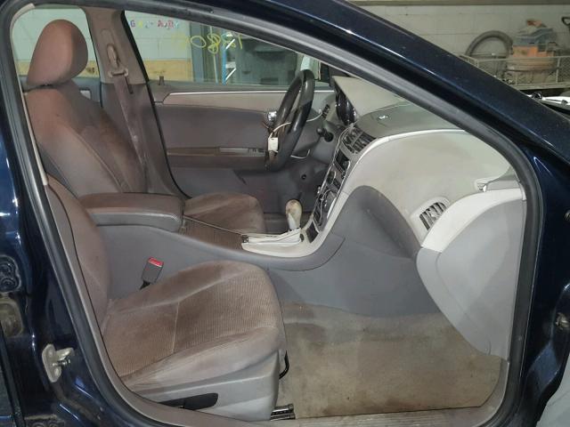 1G1ZB5EB8AF180313 - 2010 CHEVROLET MALIBU LS BLUE photo 5
