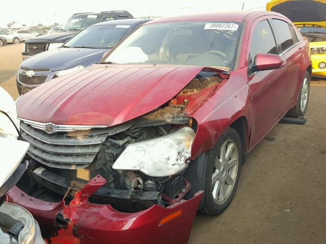 1C3LC56R47N556109 - 2007 CHRYSLER SEBRING TO MAROON photo 2