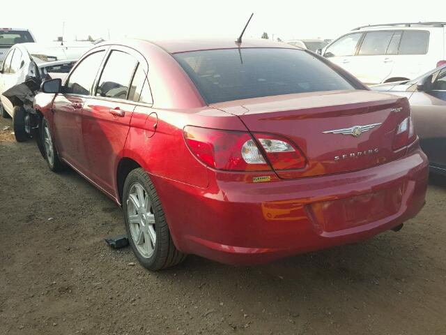 1C3LC56R47N556109 - 2007 CHRYSLER SEBRING TO MAROON photo 3