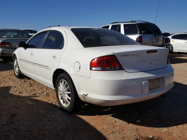 1C3EL56R82N227902 - 2002 CHRYSLER SEBRING LX WHITE photo 3