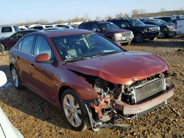 1G1PG5SB2D7119230 - 2013 CHEVROLET CRUZE LTZ BROWN photo 1