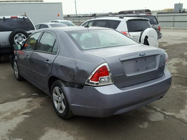 3FAHP07Z27R252108 - 2007 FORD FUSION SE GRAY photo 3