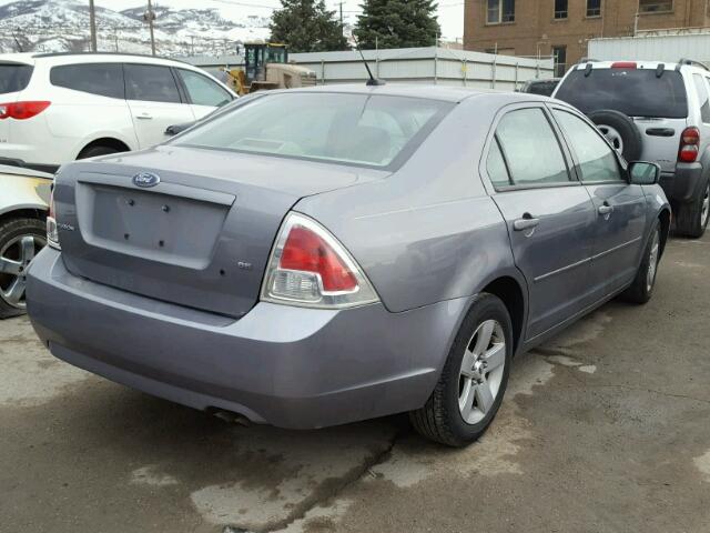 3FAHP07Z27R252108 - 2007 FORD FUSION SE GRAY photo 4