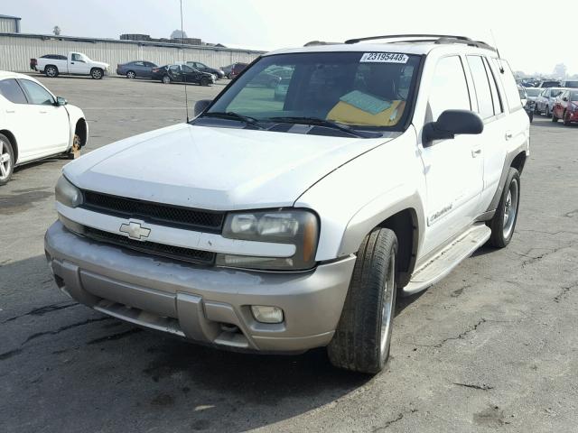 1GNDT13SX22208378 - 2002 CHEVROLET TRAILBLAZE TWO TONE photo 2