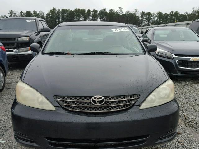 4T1BE32KX4U268154 - 2004 TOYOTA CAMRY LE BLACK photo 9