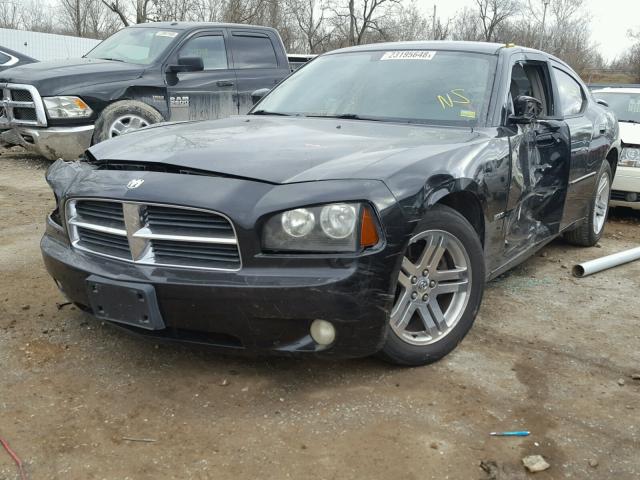 2B3KA53H86H259880 - 2006 DODGE CHARGER R/ BLACK photo 2