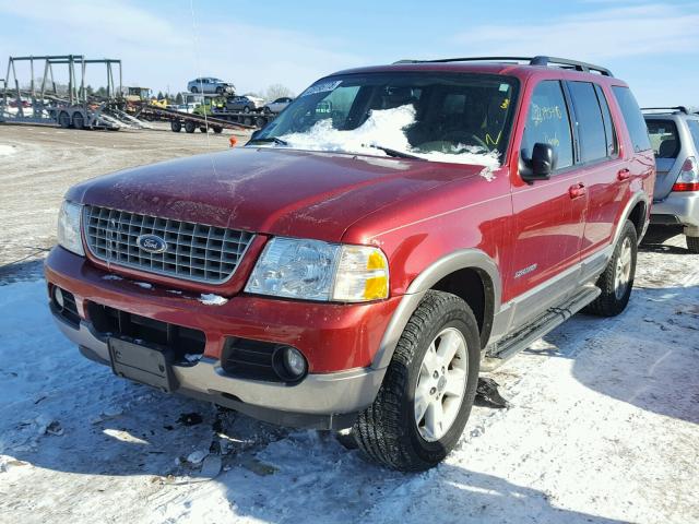 1FMZU64W54UB16723 - 2004 FORD EXPLORER E RED photo 2