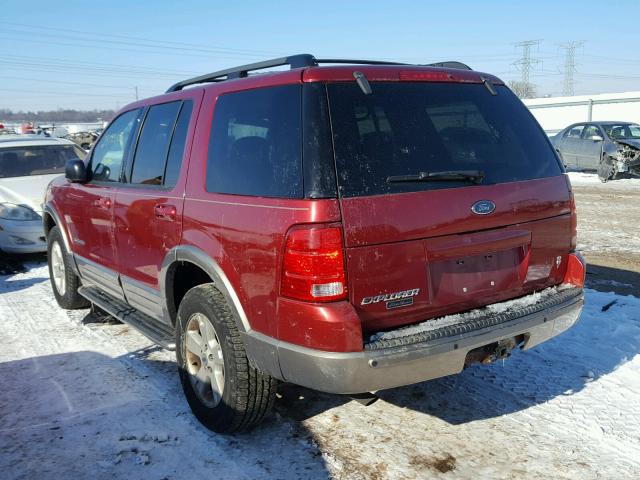 1FMZU64W54UB16723 - 2004 FORD EXPLORER E RED photo 3